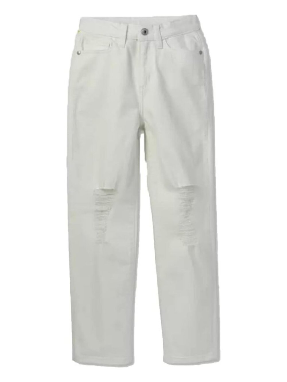 ✨Art Class Girls' Size 16 Plus Distressed Girlfriend High-Rise White Jeans NWT